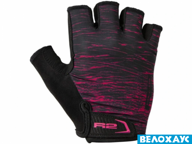 Рукавички R2 Spike, чорно-рожевий