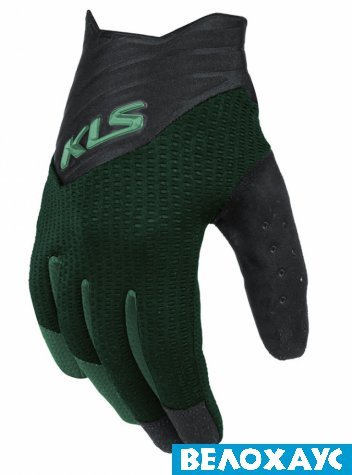Рукавички з довгим пальцем KLS Cutout, зелений