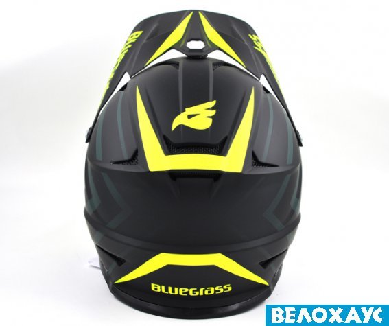 Шлем фулл-фейс Bluegrass Intox, черно-желтый