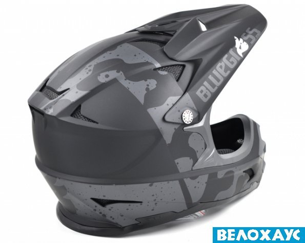 Шлем Full Face Bluegrass Intox, черно-серый