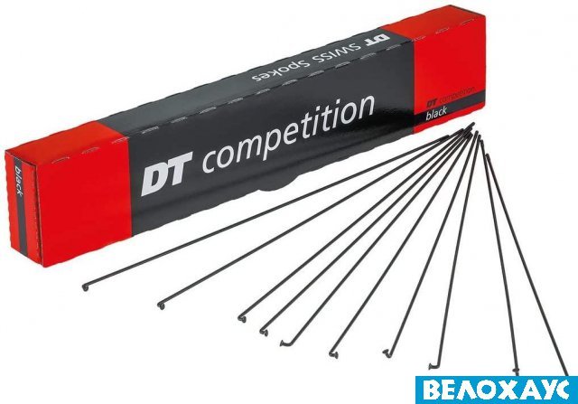 Шприхи DT SWISS Competition 2.0/1.8x292 мм, чорні