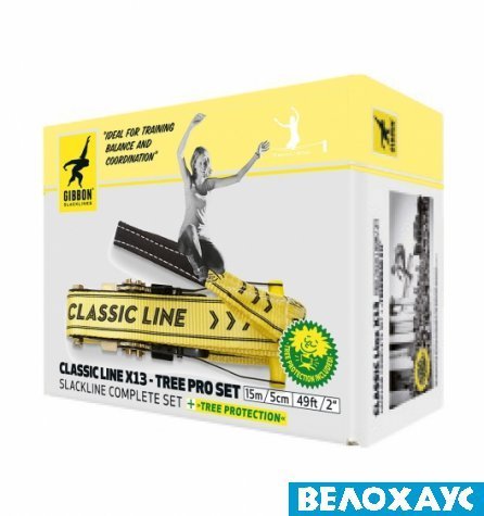 Slackline GIBBON Classic line X13 TREE PRO SET