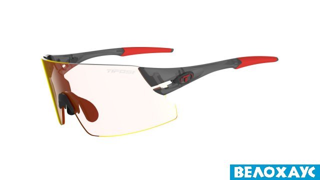 Сонцезахисні окуляри Tifosi Rail XC, Satin Vapor, лінзи Clarion Red Fototec