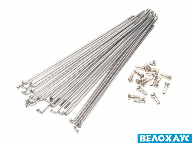 Спиця до електровелосипеда Onride нержавійка, 2.3 мм, срібляста,