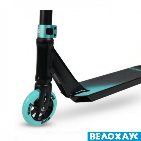 Трюковий самокат HIPE H12, black/mint