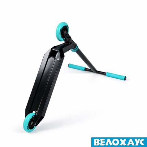 Трюковий самокат HIPE H12, black/mint