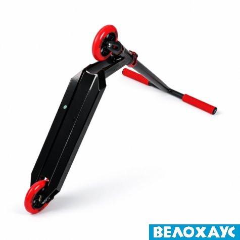 Трюковий самокат HIPE H12, black/red