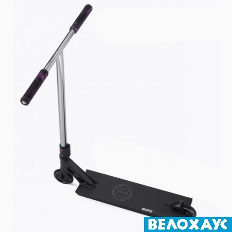Трюковий самокат HIPE H6, Black/Purple