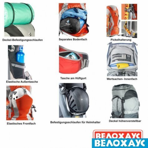 Туристический рюкзак Deuter ACT Lite 40+10