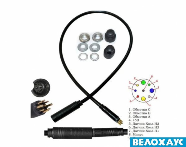 Веломотор MXUS XF08R редукторний (36V, 350w) задній
