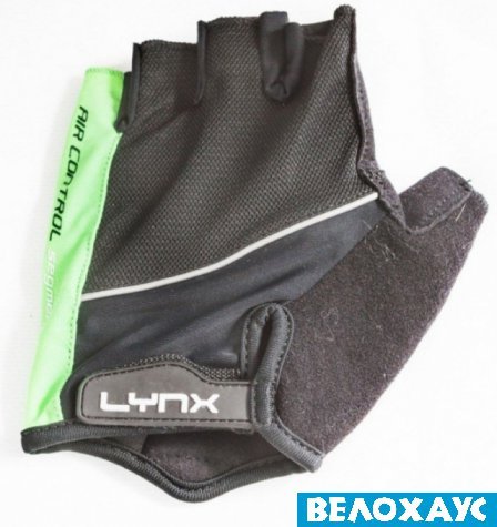 Велорукавички LYNX Pro, BLACK/GREEN