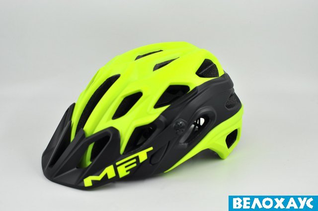 Велошлем Met Lupo safety yellow/black