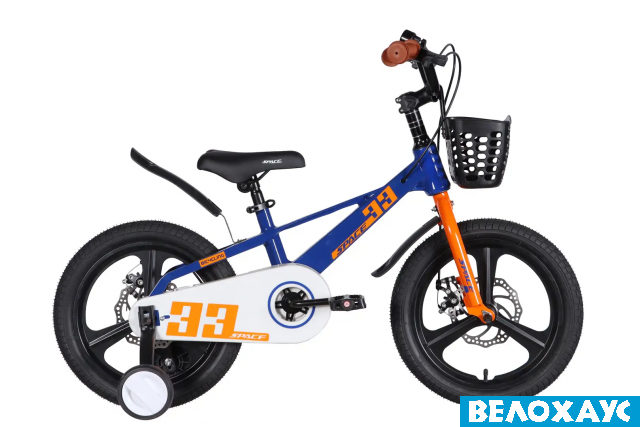 Велосипед 16 SPACE KID ORION DD, синій