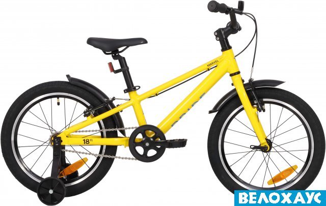 Велосипед 18 Pride MARVEL 18, жовтий