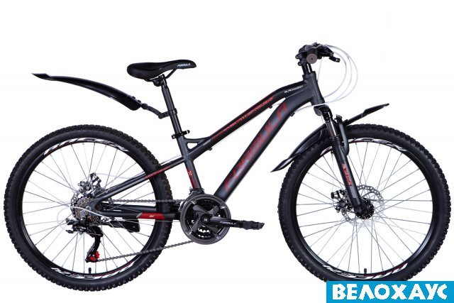 Велосипед 24 Formula BLACKWOOD 1.0 DD FR, чорний
