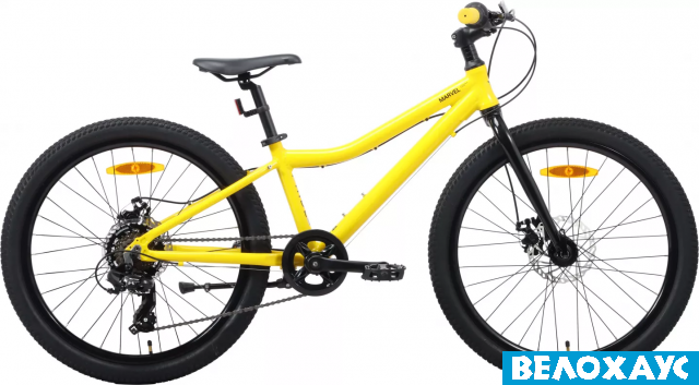 Велосипед 24 Pride MARVEL 4.1, жовтий