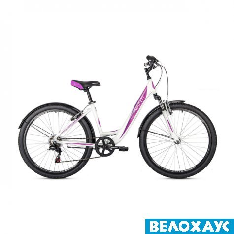Велосипед 26 Avanti Blanco, бело-розовый
