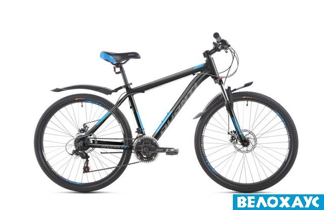 Велосипед 26 Avanti SMART, чорно-сіро-синій