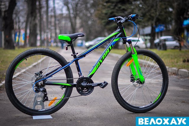 Велосипед 26 Avanti VECTOR (black/blue&green)