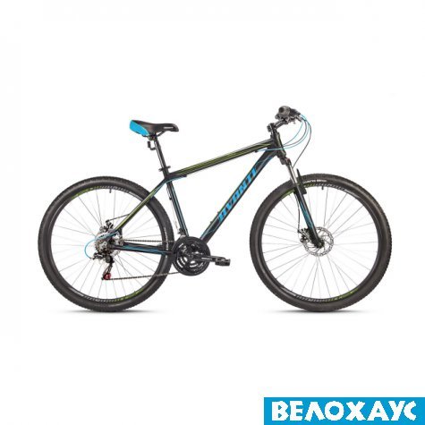 Велосипед 27.5 Avanti Sprinter, черно-зелено-синий