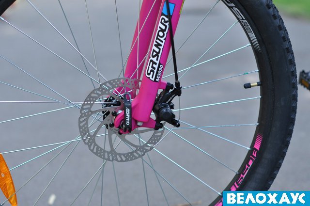 Велосипед 27.5 женский Spelli SX-3200 Lady, (black/grey&pink)