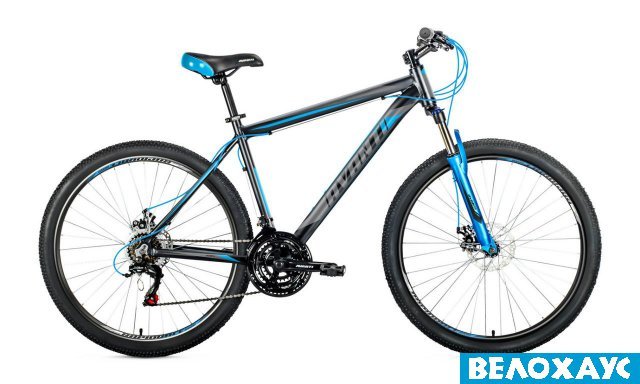Велосипед 27,5 Avanti SMART, черно-серо-синий