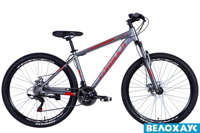 Велосипед 27,5 Formula MOTION DD FR, сірий
