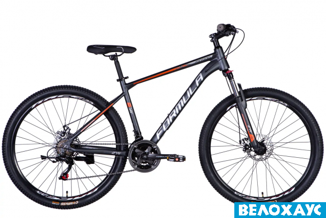 Велосипед 27,5 Formula MOTION DD FR, темно-сірий