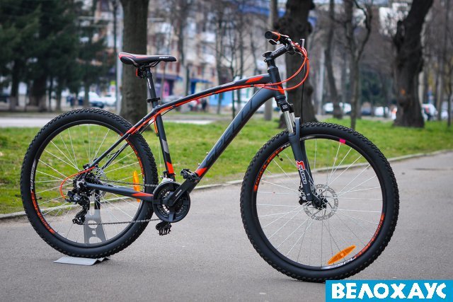Велосипед 27,5 Spelli SX-2700 650B (grey/orange&grey)