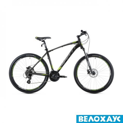 Велосипед 27,5 Spelli SX-4700 (black/green&black)