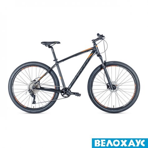 Велосипед 27,5 Spelli SX-6900 PRO, черно-оранжевый