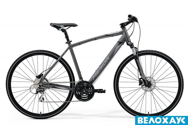 Велосипед 28 Merida Crossway 20-D, 2021, сірий