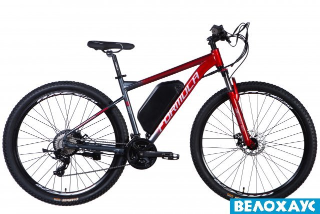 Велосипед 29 Formula eF-1 DD CS, 500 Вт, 48В, 17.5А, червоно-сріблястий