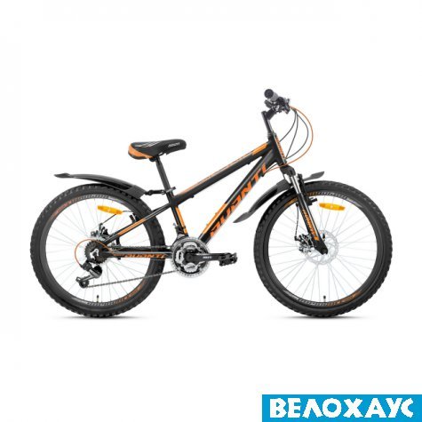 Велосипед детский 24 Avanti Rider Disk, черно-оранжевый