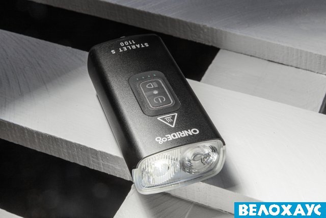 Велосипедна фара ONRIDE Starlet S 1100 (1100 lm, 3200 mAh, Type-C)