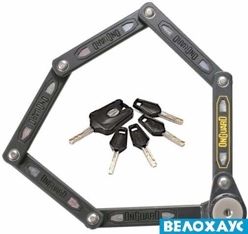 Замок складной на ключе ONGUARD K9 Combo Heavy Duty