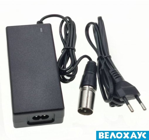 Зарядний пристрій 42V/2.0A, XLRM 3 pin