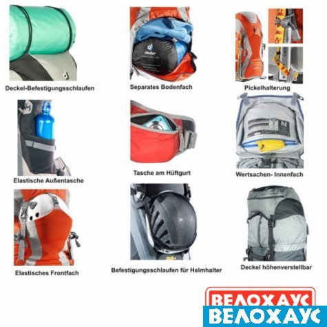 Женский рюкзак Deuter ACT Lite 35+10 SL