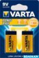 Батарейка VARTA LONGLIFE 6LR61 BLI 2 ALKALINE