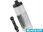 Фляга з конектором та базою FIDLOCK TWIST bottle 600мл, прозорий/білий