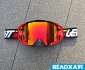 Маска Leatt, червона з revo-red лінзою