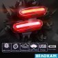 Мигалка на велосипед Deemount USB