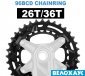 Набір зірок для шатунів Shimano M5100-2, 26-36, BCD64/96