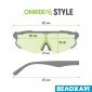 Окуляри ONRIDE Style ANSI Z87+ матово чорні з лінзами Photochromic (84-25%)
