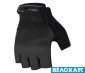 Рукавички з короткими пальцями KLS Factor, чорний