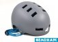 Шлем для BMX Bluegrass Super Bold, gray/cyan