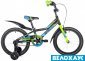 Велосипед 18 для мальчика Spelli VIRAGE (black/blue&green)