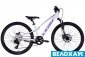 Велосипед 24 Leon JUNIOR DD CS, білий