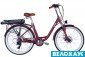 Велосипед з електроприводом 26 Dorozhnik eRUBY AM, 500 Вт, 36В, 12.5А, темно-червоний