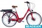 Велосипед з електроприводом 26 Dorozhnik eRUBY AM, 500 Вт, 48В, 12.5А, червоний